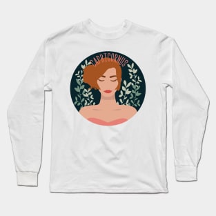 Think twice before interrupting a Capricorn | Bohemian Style Long Sleeve T-Shirt